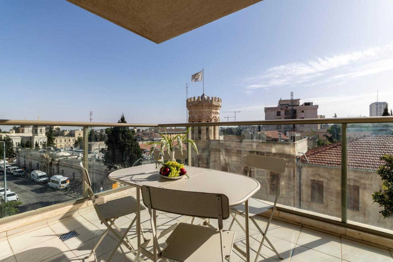 Luxury Three-Bedroom/Terrace Over Old City View 耶路撒冷 外观 照片